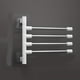 thumbnail image 1 of 1pc Bathroom Punch-free Wall Hanging Rotating Towel Rack, Toilet Shelf, Multi-layer Hanging Rod, Washroom Hanging Folding Rack, 1 of 5