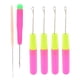 thumbnail image 5 of 6pcs Agujas de Ganchillo con Gancho de Cierre para Pelo / Micro Braid Dread Lock Manteniendo, 5 of 5