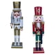 thumbnail image 3 of Figuras De Cascanueces De 2 Uds. De 12 Pulgadas, Figuras Decorativas De Navidad, Decoración Hecha A Mano, Estilo E, 3 of 5