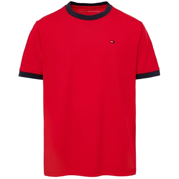 Camiseta Tommy Hilfiger para niños Ken Regal roja, talla LG