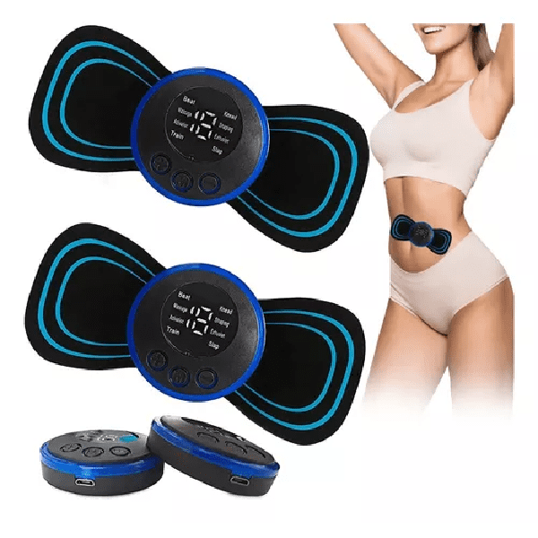 Kimale - Masajeador Mini Electro Estimulador Masaje Corporal X2