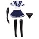 thumbnail image 1 of Trajes de marinero uniformes jk azul blanco escala 1/6 para figuras de acción femeninas de 12 ", 1 of 3