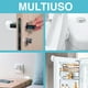 thumbnail image 3 of Tope Protector de pared Puerta silicona transparente x 6, 3 of 7