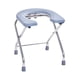 thumbnail image 1 of Asiento De Inodoro Plegable Portátil, Silla Cómoda Para Viajes, Pesca, Camping, Gris, 1 of 5