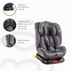 thumbnail image 5 of Silla De Auto Convertible Supra 360° Gris, 5 of 9