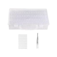 Bothyi - Contenedor De Almacenamiento Transparente A Prueba De Polvo Portátil Reutilizable Para Baño Sala De Estar