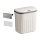 thumbnail image 5 of Contenedor De Basura Montado En La Pared Contenedor De Compost De Cocina Para Camping Baño Dormitorio Blanco 12L, 5 of 5