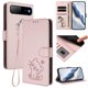 thumbnail image 2 of Funda Volteable con Diseño de Gato para Infinix Hot 60i 5G, Rosa, 2 of 6