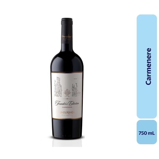 Vino Carménère Botella 750 mL Undurraga