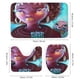 thumbnail image 3 of Kizazi Moto Generación Fuego-theme 4-Piece Shower Curtain Set with Rugs, Waterproof Bathroom Decor Set Includes Bath Mat, U-Shaped Rug, Toilet Lid Cover and Curtain with Hooks, 3 of 6