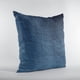 thumbnail image 3 of Cojín decorativo Plutus Brands Plutus Navy Lux de terciopelo brillante azul, 3 of 5