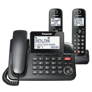 Teléfono Panasonic Kx-Tgf852B Con Cable/Inalámbrico Con Bloqueo De Llamadas