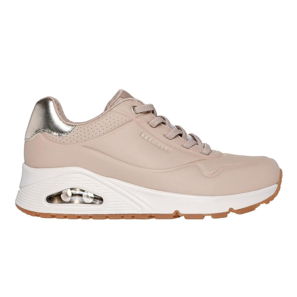 Zapatillas Skechers Mujer Uno Shimmer Away Nude beige 8 us / 25 cen