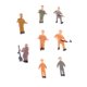 thumbnail image 5 of Escala 1:87 HO Figuras pintadas Personas Modelo de placa de tren Tren Disposición ferroviaria, 5 of 5