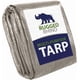 thumbnail image 1 of Tarp Rugged Rhino para todo tipo de clima, 100% impermeable, 10 x 10 pies, plateada, 1 of 9