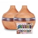 thumbnail image 1 of Pack 2 Humidificadores Aromatizador 12 Escencias Forma Grano Madera Claro, 1 of 3