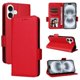 thumbnail image 4 of Funda Cartera para iPhone 16 Tapa Flip con Ranuras y Soporte Rojo, 4 of 5