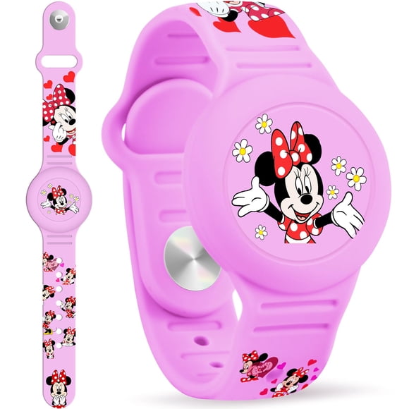 Pulsera Airtag SlyCroko 14-18 cm Impermeable Morada