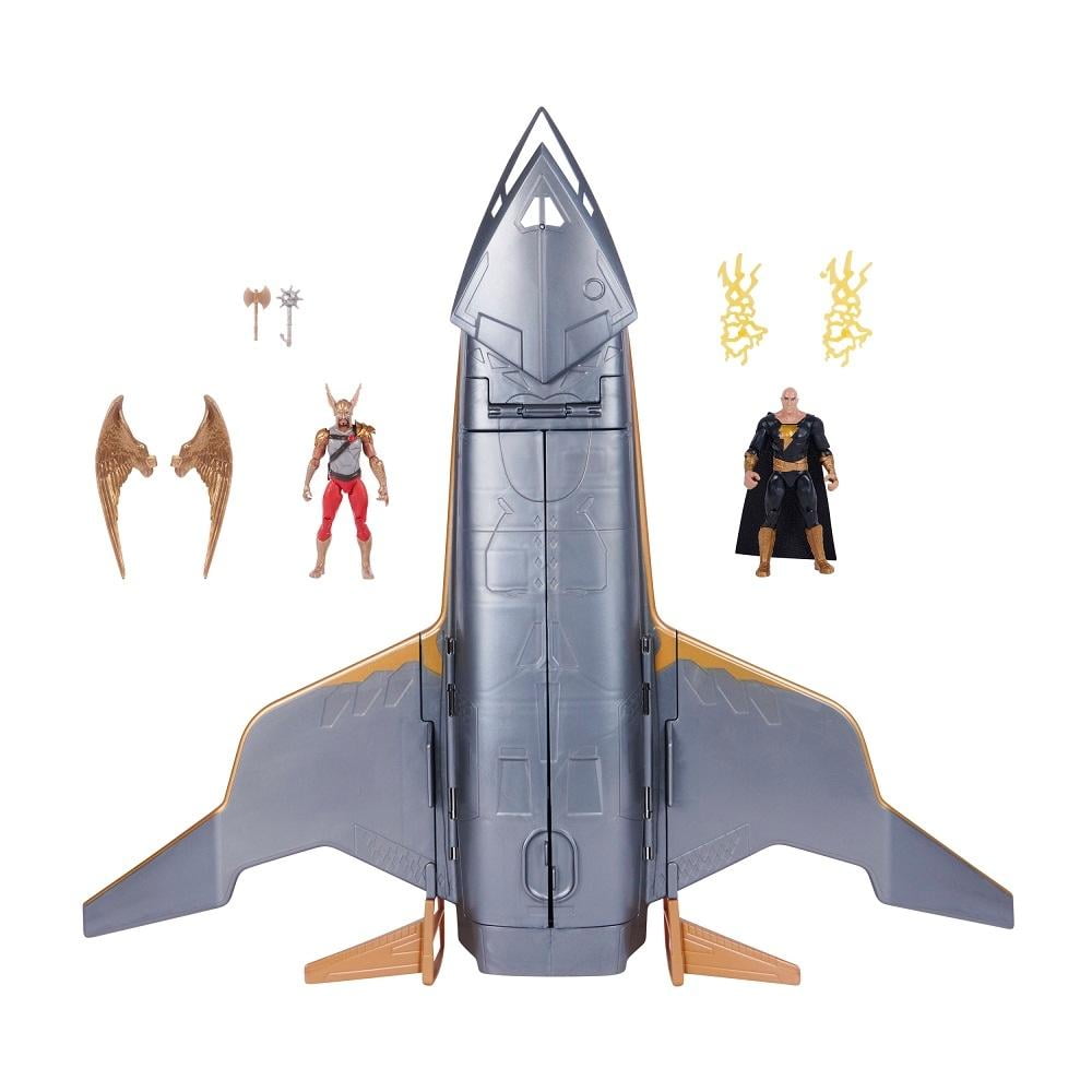 Nave Black Adam Spin Master Hack Cruiser Con Figuras 4 Pulgadas