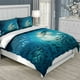 thumbnail image 3 of Juego de ropa de cama de funda nórdica de poliéster con estampado de tiburón: Suave y cómodo para el dormitorio, 3 of 3