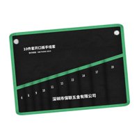 Ioensy - Bolsa Enrollable Para Llaves Inglesas, Herramientas Para Manualidades, Alicates, Llaves De Carpintero, Organizador, Capacidad Para 10 Unidades