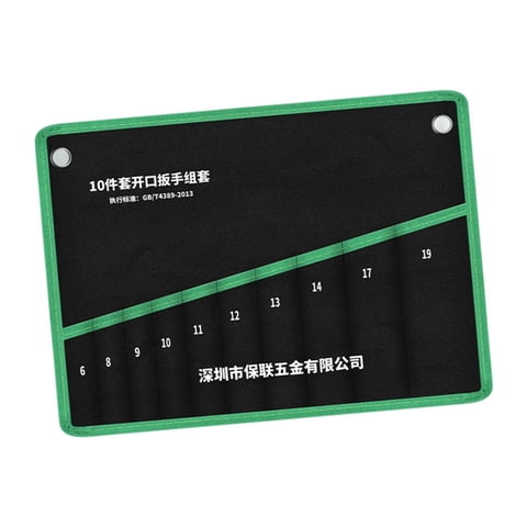 Ioensy - Bolsa Enrollable Para Llaves Inglesas, Herramientas Para Manualidades, Alicates, Llaves De Carpintero, Organizador, Capacidad Para 10 Unidades