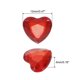 thumbnail image 2 of Uxcell 40Pcs Rhinestone de Corazón Acrílico 0.47" Gemas con Respaldo Plano Pegatinas Rojo Profundo, 2 of 4