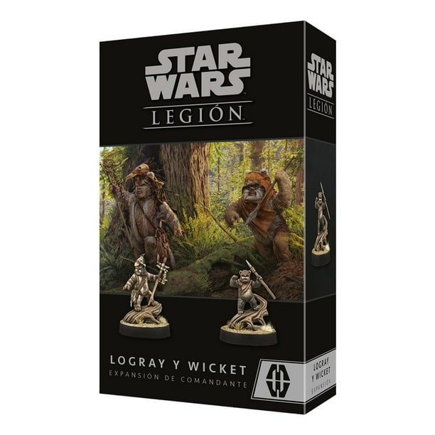 Juego de miniaturas Star Wars Legion - Logray & Wicket Commander Expansion