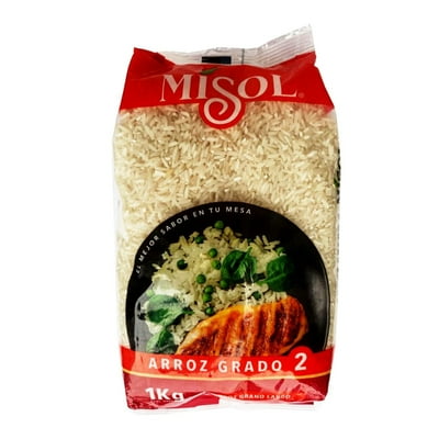 Arroz Grado 2 Grano Largo Bolsa 1 Kg Misol