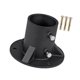 thumbnail image 2 of Brida De Piso Para Poste De Cerca De Eslabones De Cadena Para Montaje En Poste De Buzón Soportes Para Postes De Madera Diámetro Interior 78 Mm, 2 of 5