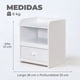 thumbnail image 3 of Velador Moderno 2 Niveles 1 Cajon 41x26x33 Cm, 3 of 6