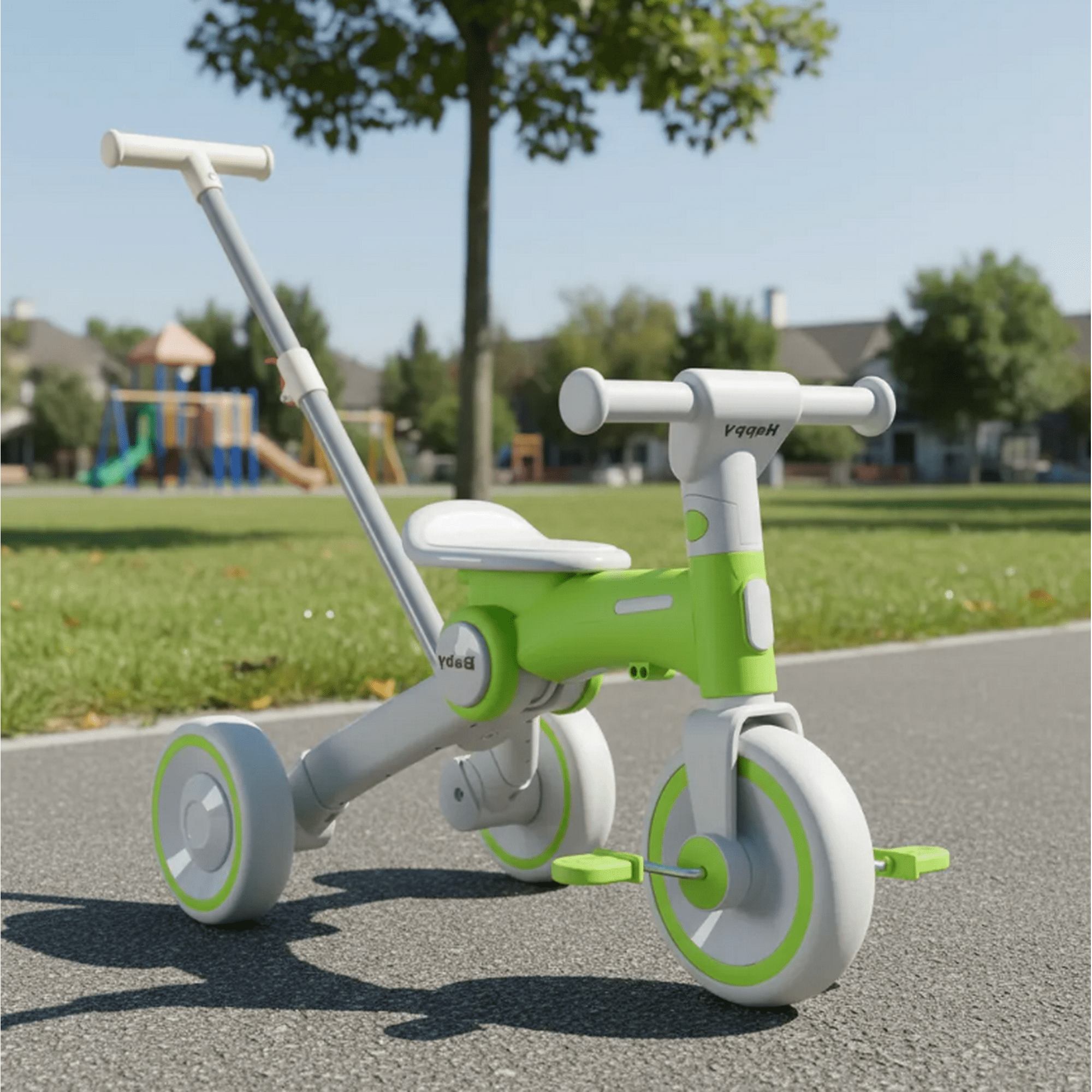 Jugueteria Estelar - Triciclo Evolutivo 4 En 1 Verde