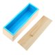 thumbnail image 1 of 1200G Pan De Silicona Pan De Jabón Molde Tostado Pan Making Rectangle Mold C Azul, 1 of 5