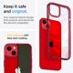 thumbnail image 4 of Funda Spigen Ultra Hybrid para iPhone 13 - Rojo Cristal, 4 of 8