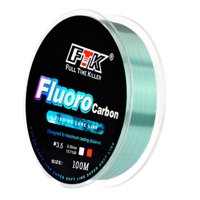 Ioensy - Línea De Pesca De 100 M, Ligera, Portátil, De Nailon, Para Agua Dulce, Gruesa Y Salada, Color Verde