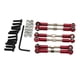 thumbnail image 5 of 6Pcs RC Car Metal Varillaje De Enlace Para Wltoys 124016 124017 DIY Accs Rojo, 5 of 5