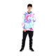 thumbnail image 3 of Polerón full zipper con capucha lila turquesa tie dye spitfire hombre street culture season, 3 of 6