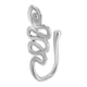 thumbnail image 1 of Anillo De Nariz Sin Perforaciones Cristal En Forma De U Moda Punk Para Mujeres Hombres Joyería Plata, 1 of 5