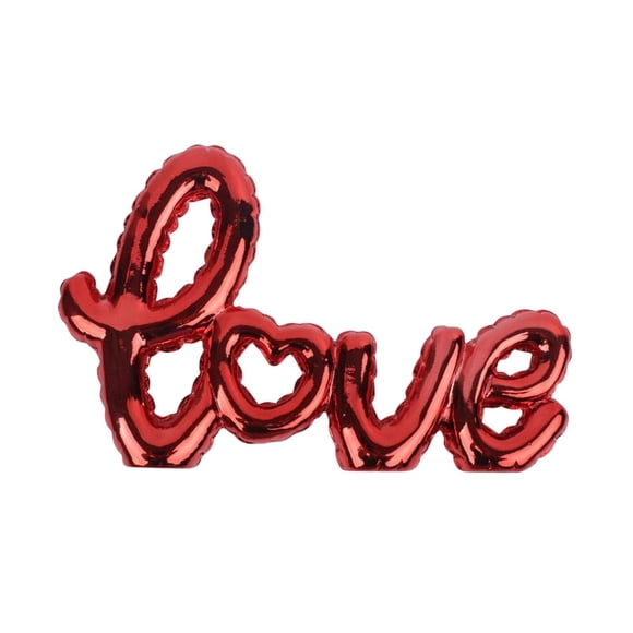Love Sign Decoración Carta Escultura Para Mesa De Centro Compromiso Decoración Rojo