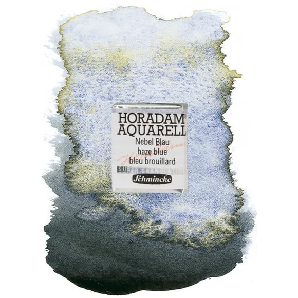 Pintura acuarela Schmincke Horadam Azul Bruma media pastilla