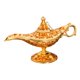 thumbnail image 3 of Genie Aladdin Lámpara De Aceite Wishing Light Pot Decor Home Photo Props Luxury Orange, 3 of 5