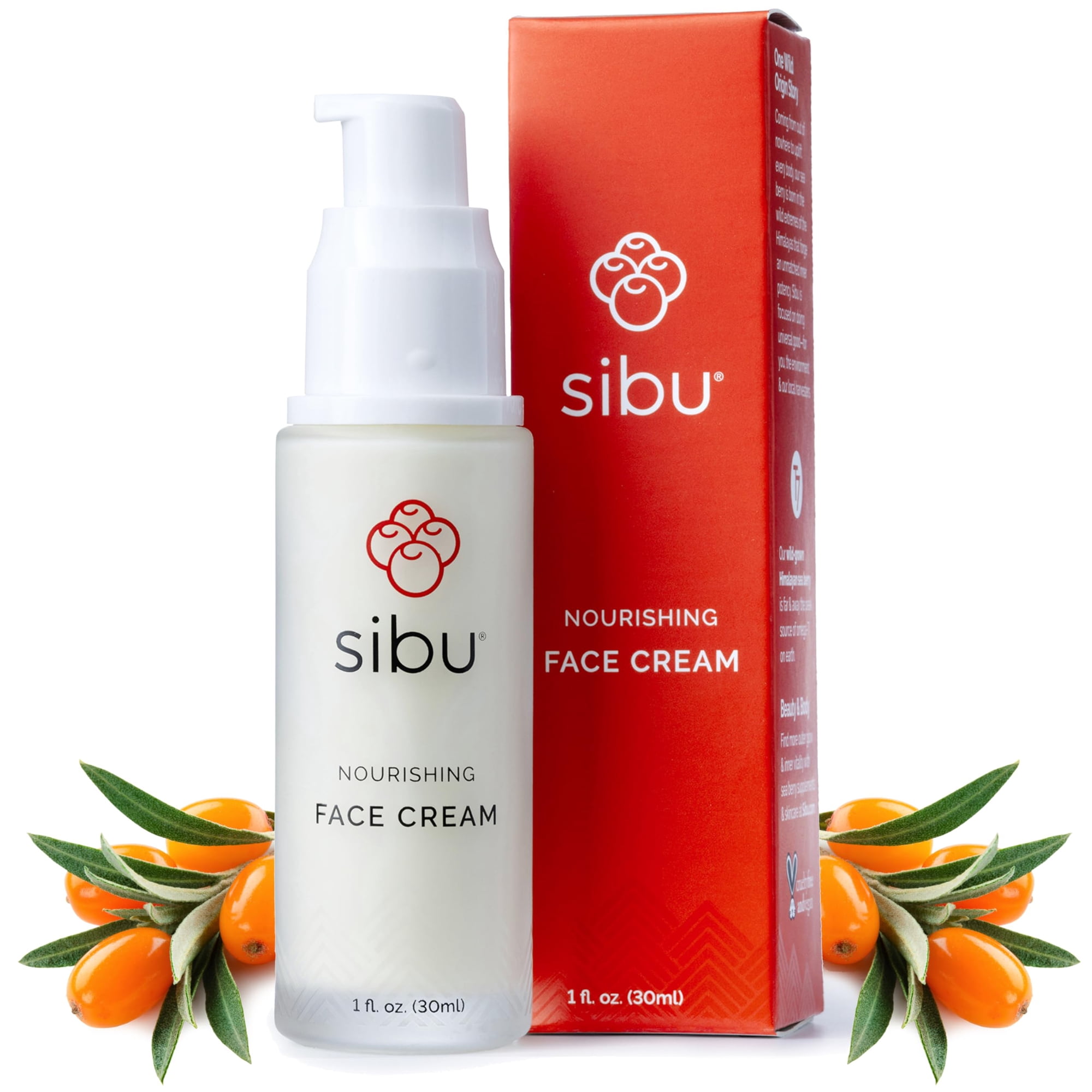 Crema Facial Sibu Sea Buckthorn Nutritiva 30 Ml Para Pieles Sensibles