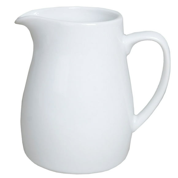 Lechero 9.5X9 Cm 1 Pieza Blanco loza, 1 Un
