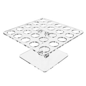 Bothyi - Soporte De Acrílico Transparente Para Conos De Helado, Soporte Para Postres, Conos Para Cupcakes, Estante Para Hornear L