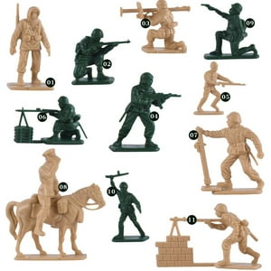 Toy Soldiers Lynkaye, 96 Unidades, Soldados De La Segunda Guerra Mundial Con Mapa Militar