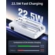thumbnail image 3 of Cargador portátil RORRY de 10000 mAh con cables integrados, blanco, 3 of 8