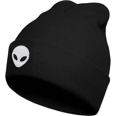 Gorro Funcoolcy White Alien Winter Warm Para Hombre Y Mujer