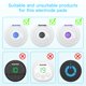 thumbnail image 3 of Almohadillas para electrodos MASTOGO Tens Unit Wireless, 4 unidades (moradas), 3 of 9