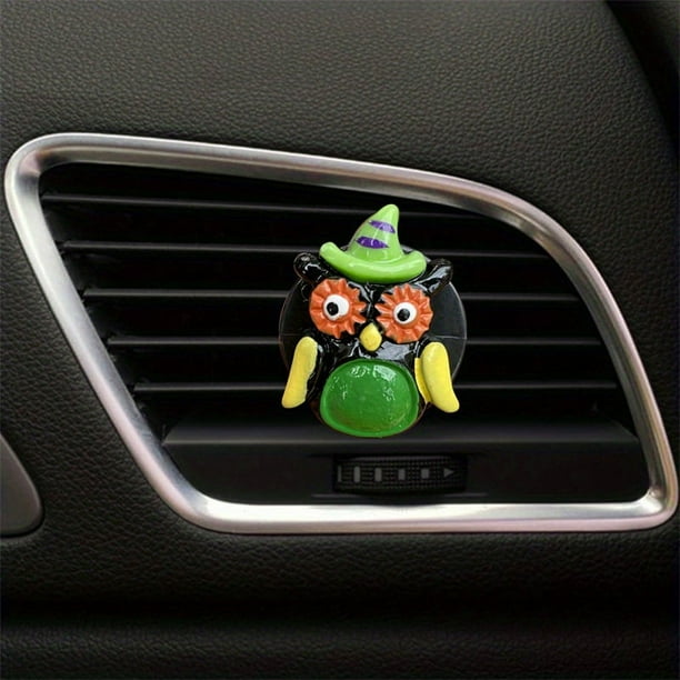 15 Types, Car Aromatherapy, Halloween Pumpkin, Skull, Ghost, Spider, Castle, Bat, Owl, Vampire, Hat, Car Interior Decoration, Party Dressing
