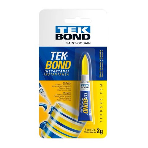 Adhesivo Instantáneo Super Cola Blister Multiuso Tekbond 2 G